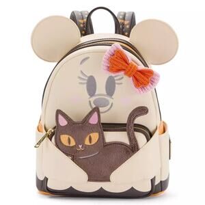 NWT Loungefly Disney Minnie Mouse Cutie Ghost & Cat Mini Backpack